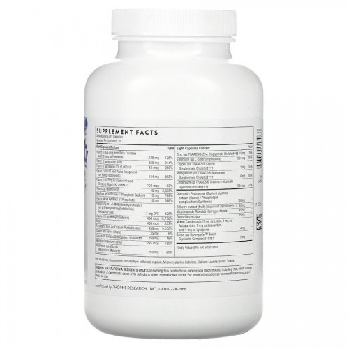 Thorne Advanced Nutrients, 240 капсул CN13843 Thorne Thorne Advanced Nutrients, 240 капсул CN13843 Thorne