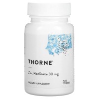 Thorne Zinc Picolinate 30 mg, 60 вегакапсул Thorne Zinc Picolinate 30 mg, 60 вегакапсул