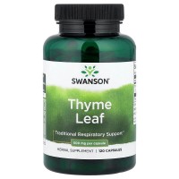 Swanson Thyme Leaf 500 mg, 120 капсул
