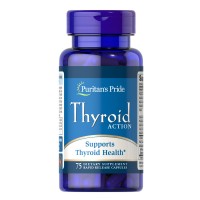 Puritan's Pride Thyroid Action, 75 капсул Puritan's Pride Thyroid Action, 75 капсул