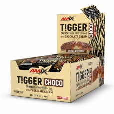 AMIX Tigger Choco Crunchy, 20*60 грамм - Тройной брауни