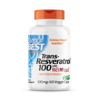 Doctor's Best Trans-Resveratrol with Resvinol 100 mg, 60 вегакапсул Doctor's Best Trans-Resveratrol with Resvinol 100 mg, 60 вегакапсул