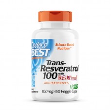 Doctor's Best Trans-Resveratrol with Resvinol 100 mg, 60 вегакапсул Doctor's Best Trans-Resveratrol with Resvinol 100 mg, 60 вегакапсул