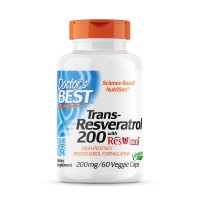 Doctor's Best Trans-Resveratrol with Resvinol 200 mg, 60 вегакапсул