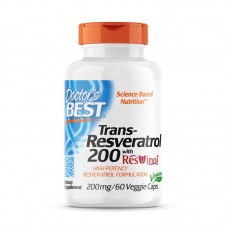 Doctor's Best Trans-Resveratrol with Resvinol 200 mg, 60 вегакапсул Doctor's Best Trans-Resveratrol with Resvinol 200 mg, 60 вегакапсул