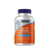 NOW Tri-3D Omega, 90 капсул NOW Tri-3D Omega, 90 капсул
