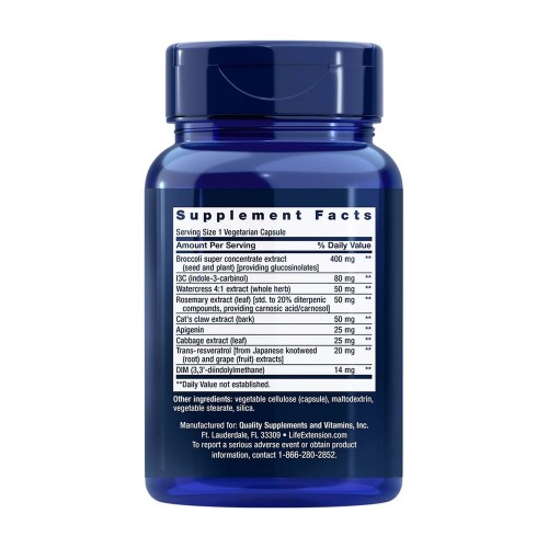 Life Extension Triple Action Cruciferous Vegetable Extract with Resveratrol, 60 вегакапсул CN14117 Life Extension Life Extension Triple Action Cruciferous Vegetable Extract with Resveratrol, 60 вегакапсул CN14117 Life Extension