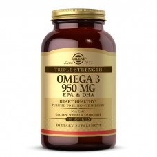 Solgar Omega 3 950 mg Triple Strength, 100 капсул Solgar Omega 3 950 mg Triple Strength, 100 капсул