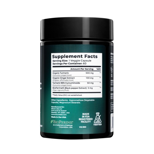 Elicore Labs Elicore Labs Turmeric 500 mg, 60 вегакапсул CN17372 Elicore Labs Elicore Labs Turmeric 500 mg, 60 вегакапсул CN17372