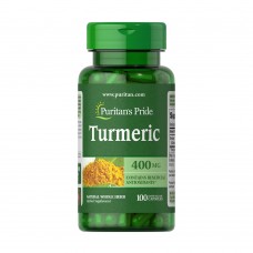 Puritan's Pride Turmeric 400 mg, 100 капсул Puritan's Pride Turmeric 400 mg, 100 капсул