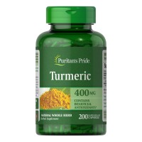 Puritan's Pride Turmeric 400 mg, 200 капсул Puritan's Pride Turmeric 400 mg, 200 капсул
