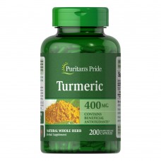 Puritan's Pride Turmeric 400 mg, 200 капсул Puritan's Pride Turmeric 400 mg, 200 капсул