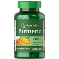 Puritan's Pride Turmeric 800 mg, 100 капсул Puritan's Pride Turmeric 800 mg, 100 капсул