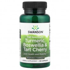 Swanson Turmeric, Boswellia & Tart Cherry Full Spectrum, 60 капсул Swanson Turmeric, Boswellia & Tart Cherry Full Spectrum, 60 капсул