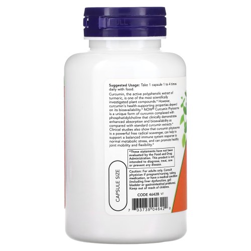 NOW Curcumin Phytosome, 60 вегакапсул CN4475 NOW NOW Curcumin Phytosome, 60 вегакапсул CN4475 NOW