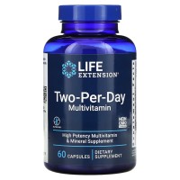 Life Extension Two-Per-Day, 60 капсул