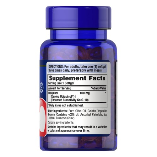 Puritan's Pride Ubiquinol 100 mg, 60 капсул CN13155 Puritan's Pride Puritan's Pride Ubiquinol 100 mg, 60 капсул CN13155 Puritan's Pride