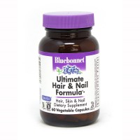 Bluebonnet Nutrition Ultimate Hair and Nail Formula, 60 вегакапсул Bluebonnet Nutrition Ultimate Hair and Nail Formula, 60 вегакапсул
