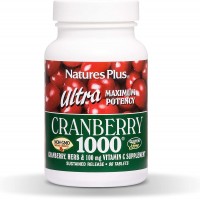 Natures Plus Ultra Cranberry 1000 mg, 90 таблеток Natures Plus Ultra Cranberry 1000 mg, 90 таблеток