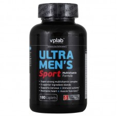 VPLab Ultra Mens Sport Multivitamin, 180 каплет VPLab Ultra Mens Sport Multivitamin, 180 каплет