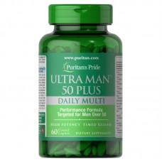 Puritan's Pride Ultra Vita Man 50 Plus, 60 каплет Puritan's Pride Ultra Vita Man 50 Plus, 60 каплет