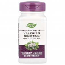 Nature's Way Valerian Nighttime, 100 таблеток Nature's Way Valerian Nighttime, 100 таблеток