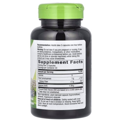 Nature's Way Valerian Root, 100 таблеток CN16457 Nature's Way Nature's Way Valerian Root, 100 таблеток CN16457 Nature's Way