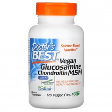 Doctor's Best Vegan Glucosamine Chondroitin MSM, 120 вегакапсул Doctor's Best Vegan Glucosamine Chondroitin MSM, 120 вегакапсул