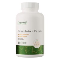 OstroVit Vege Bromelain + Papain, 100 вегакапсул OstroVit Vege Bromelain + Papain, 100 вегакапсул