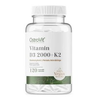 OstroVit Vege Vitamin D3 2000+K2, 120 вегакапсул OstroVit Vege Vitamin D3 2000+K2, 120 вегакапсул