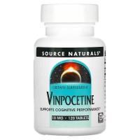 Source Naturals Vinpocetine 10 mg, 120 таблеток Source Naturals Vinpocetine 10 mg, 120 таблеток