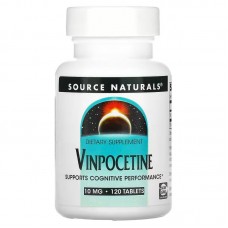 Source Naturals Vinpocetine 10 mg, 120 таблеток Source Naturals Vinpocetine 10 mg, 120 таблеток