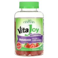 21st Century VitaJoy Melatonin Gummies, 120 желеек - Клубника
