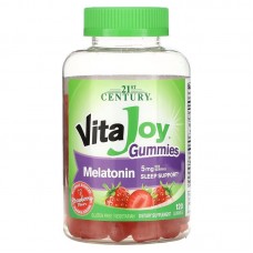 21st Century VitaJoy Melatonin Gummies, 120 желеек - Клубника