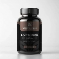 VitalHarmony Lion’s Mane 500 mg, 90 капсул VitalHarmony Lion’s Mane 500 mg, 90 капсул