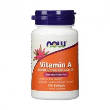 NOW Vitamin A 25000 IU, 100 капсул NOW Vitamin A 25000 IU, 100 капсул