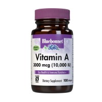 Bluebonnet Nutrition Vitamin A 10000 IU, 100 капсул Bluebonnet Nutrition Vitamin A 10000 IU, 100 капсул