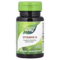 Nature's Way Vitamin A 3000 mcg, 100 капсул Nature's Way Vitamin A 3000 mcg, 100 капсул