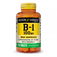 Mason Natural Vitamin B1 100 mg, 100 таблеток Mason Natural Vitamin B1 100 mg, 100 таблеток