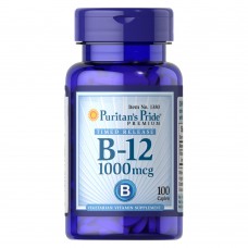 Puritan's Pride Vitamin B-12 1000 mcg Timed Release, 100 каплет Puritan's Pride Vitamin B-12 1000 mcg Timed Release, 100 каплет