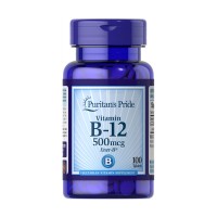 Puritan's Pride Vitamin B-12 500 mcg, 100 таблеток Puritan's Pride Vitamin B-12 500 mcg, 100 таблеток