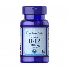 Puritan's Pride Vitamin B-12 500 mcg, 100 таблеток Puritan's Pride Vitamin B-12 500 mcg, 100 таблеток