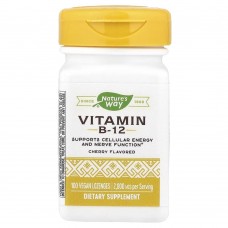 Nature's Way Vitamin B-12, 100 пастилок - Вишня Nature's Way Vitamin B-12, 100 пастилок - Вишня