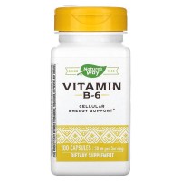 Nature's Way Vitamin B-6 50 mg, 100 капсул Nature's Way Vitamin B-6 50 mg, 100 капсул