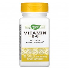 Nature's Way Vitamin B-6 50 mg, 100 капсул Nature's Way Vitamin B-6 50 mg, 100 капсул