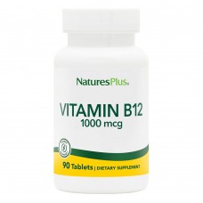 Natures Plus Vitamin B12 1000 mcg, 90 таблеток Natures Plus Vitamin B12 1000 mcg, 90 таблеток