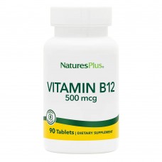 Natures Plus Vitamin B12 500 mcg, 90 таблеток Natures Plus Vitamin B12 500 mcg, 90 таблеток