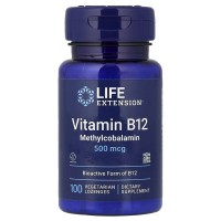 Life Extension Vitamin B12 500 mcg, 60 пастилок Life Extension Vitamin B12 500 mcg, 60 пастилок