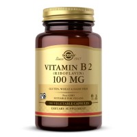 Solgar Vitamin B2 100 mg, 100 вегакапсул Solgar Vitamin B2 100 mg, 100 вегакапсул