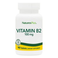 Natures Plus Vitamin B2 100 mg, 90 таблеток Natures Plus Vitamin B2 100 mg, 90 таблеток